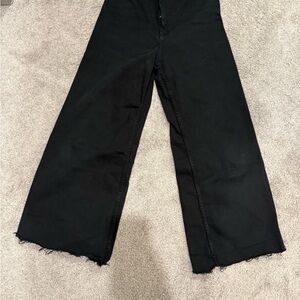 Zara Black Flare & Wide Leg Jeans